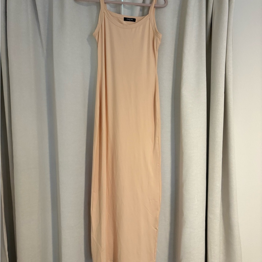 Fashion Nova Nude Maxi Dress